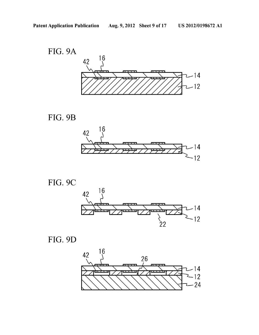 METHOD FOR MANUFACTURING ACOUSTIC WAVE DEVICE - diagram, schematic, and image 10