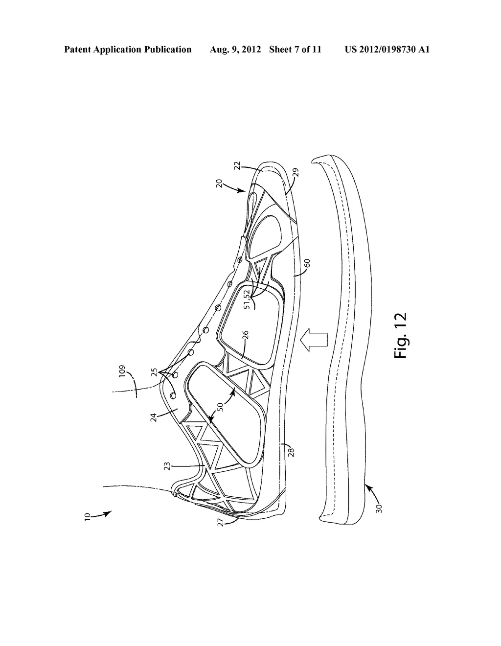 FOOTWEAR AND RELATED METHOD OF MANUFACTURE - diagram, schematic, and image 08