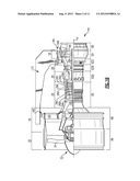 GAS TURBINE ENGINE COMPRESSOR ARRANGEMENT diagram and image