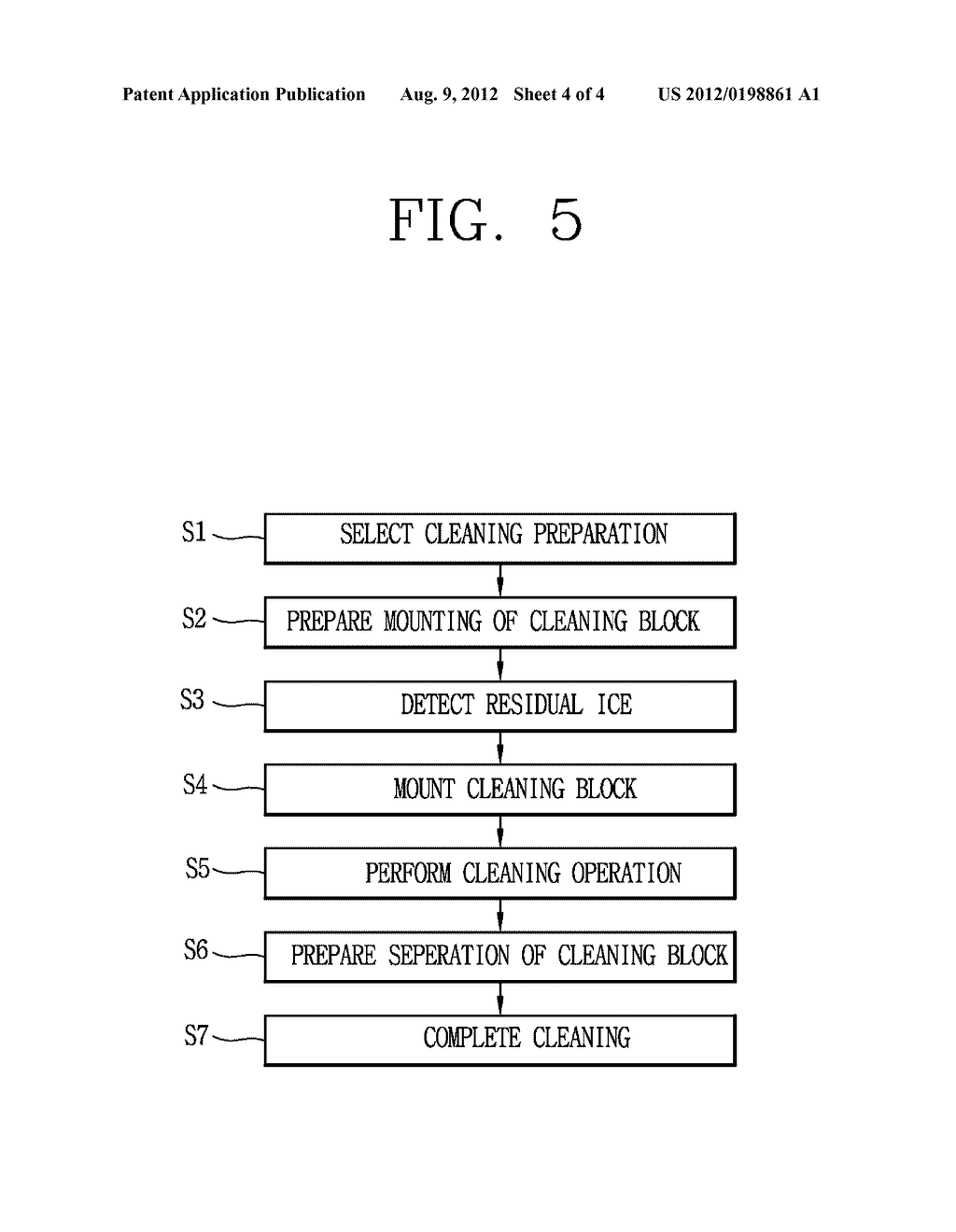 CLEANING DEVICE OF ICE MAKER AND CLEANING METHOD THEREOF - diagram, schematic, and image 05