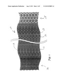 KNITTED VELCRO SLEEVE diagram and image