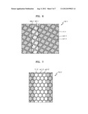 Mesh for screen printing and method of forming patterns using the mesh for     screen printing diagram and image