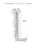 MANUFACTURING APPARATUS FOR DEPOSITING A MATERIAL AND AN ELECTRODE FOR USE     THEREIN diagram and image