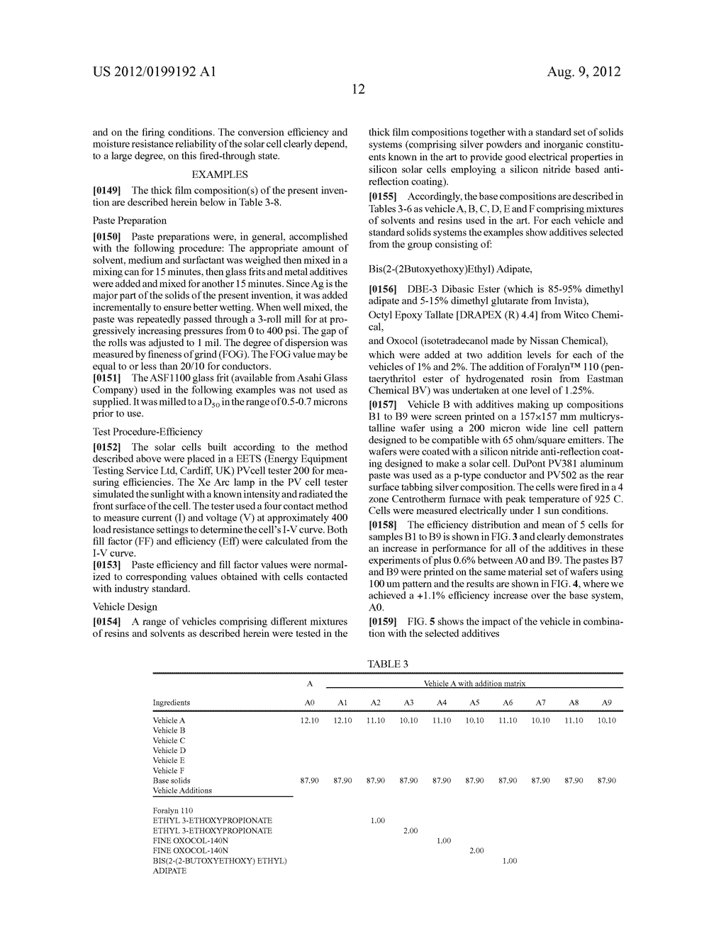 CONDUCTIVE COMPOSITIONS AND PROCESSES FOR USE IN THE MANUFACTURE OF     SEMICONDUCTOR DEVICES - ORGANIC MEDIUM COMPONENTS - diagram, schematic, and image 19