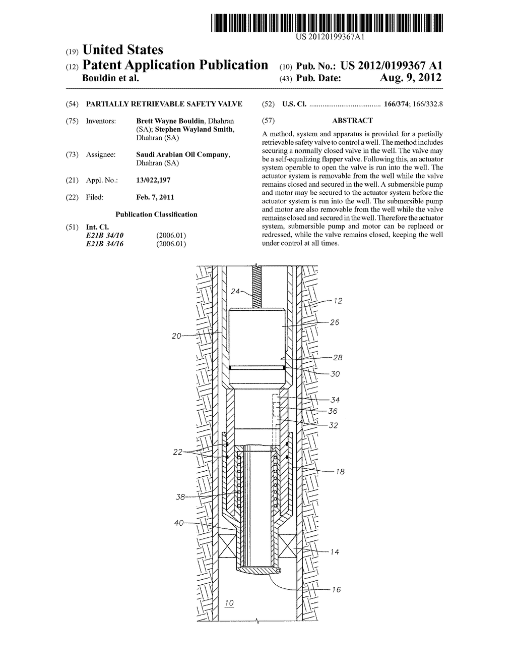 Partially Retrievable Safety Valve - diagram, schematic, and image 01