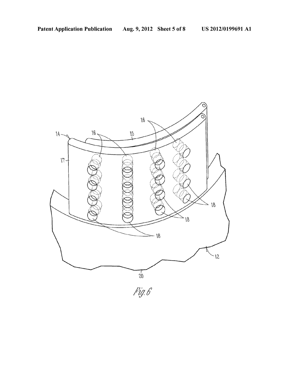 PROJECTILE THAT INCLUDES AS NEEDED PRESSURE-RELIEVING WRAP-AROUND TAIL     FINS - diagram, schematic, and image 06