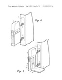 SELF-STOWING JUMPSEAT FOR AIRCRAFT diagram and image