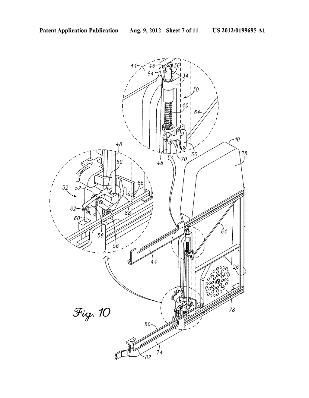 SELF-STOWING JUMPSEAT FOR AIRCRAFT - diagram, schematic, and image 08