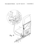 SELF-STOWING JUMPSEAT FOR AIRCRAFT diagram and image