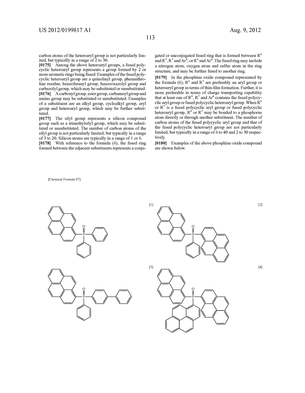 ORGANIC ELECTROLUMINESCENCE DEVICE - diagram, schematic, and image 115