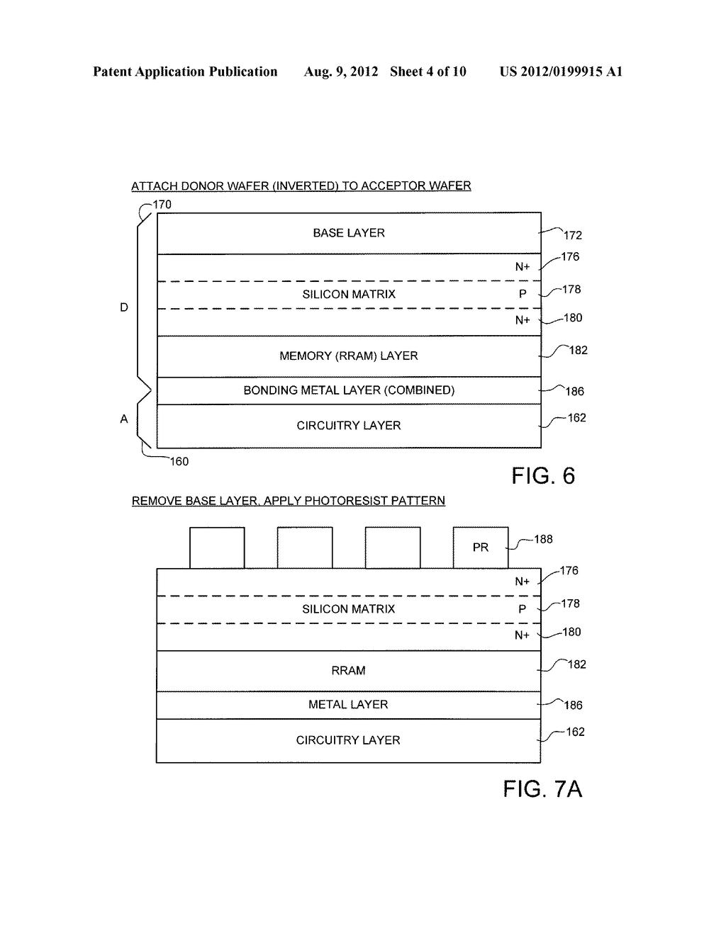 Patterning Embedded Control Lines for Vertically Stacked Semiconductor     Elements - diagram, schematic, and image 05