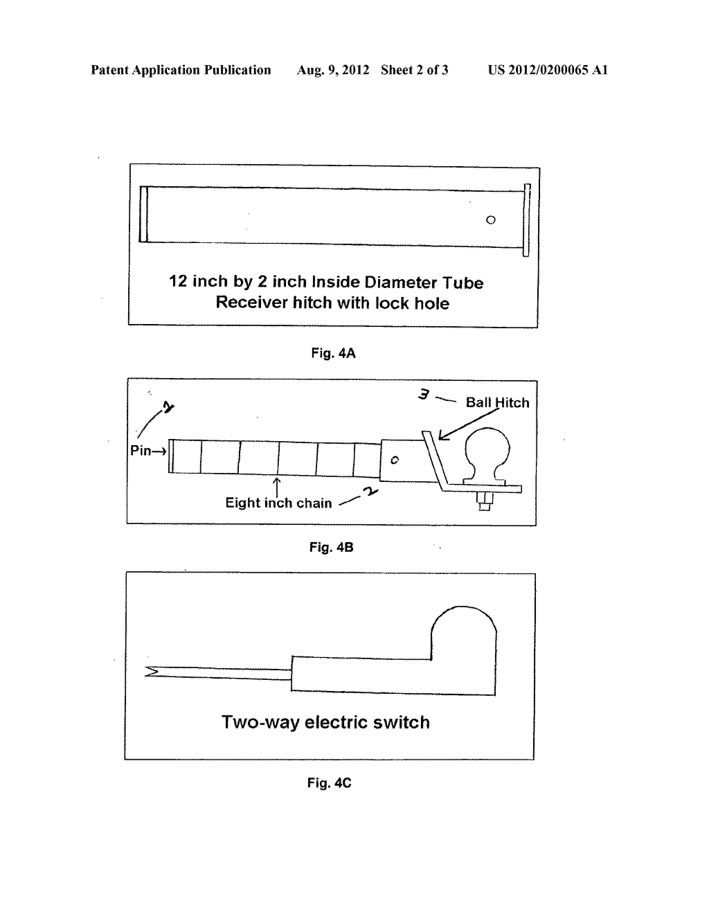 Electric controlled trailer hitch and link assembly alignment device - diagram, schematic, and image 03