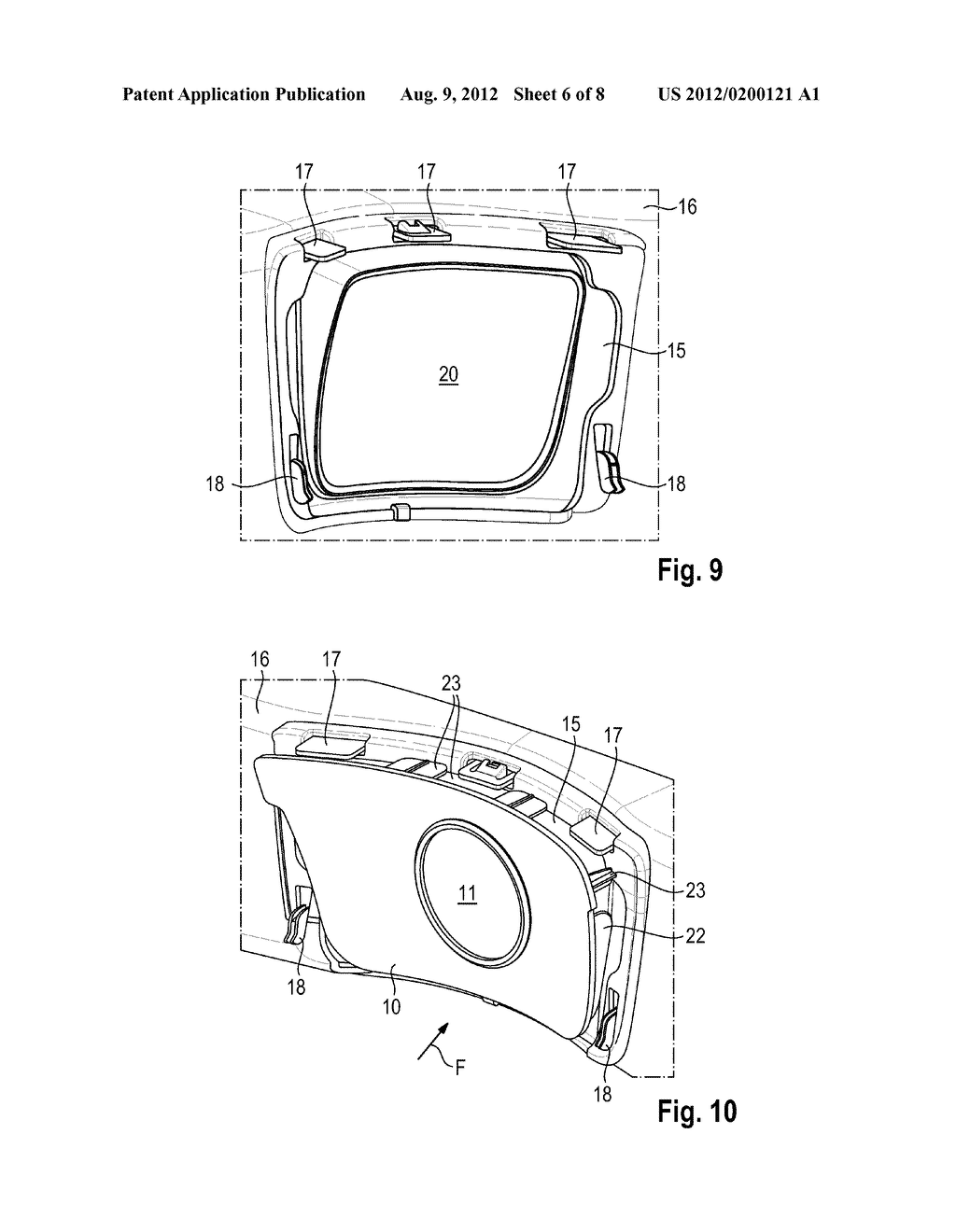 SCREENING PANEL FOR A SENSOR UNIT OF A MOTOR VEHICLE - diagram, schematic, and image 07