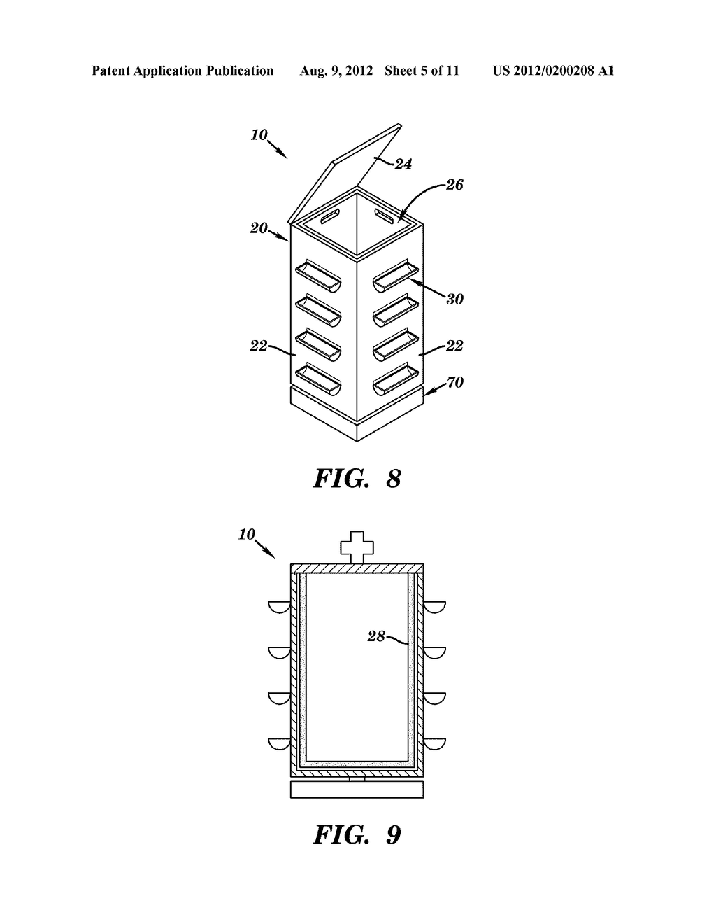 PRESCRIPTION BOTTLE STORAGE UNITS AND MEDICAL ORGANIZER CASES - diagram, schematic, and image 06