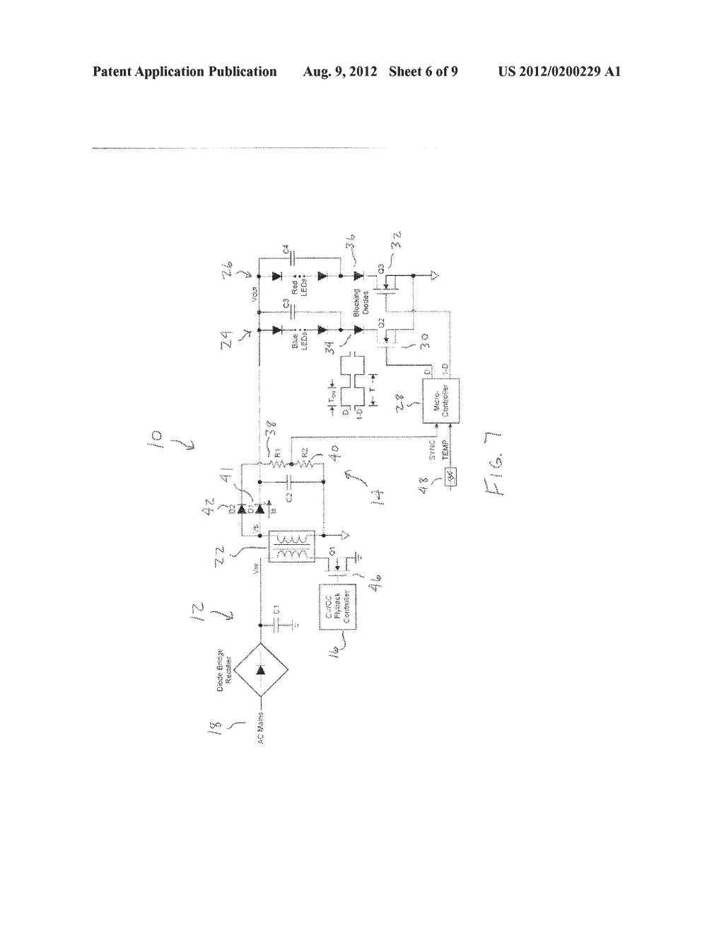 MUTLI-STRING LED CURRENT CONTROL SYSTEM AND METHOD - diagram, schematic, and image 07