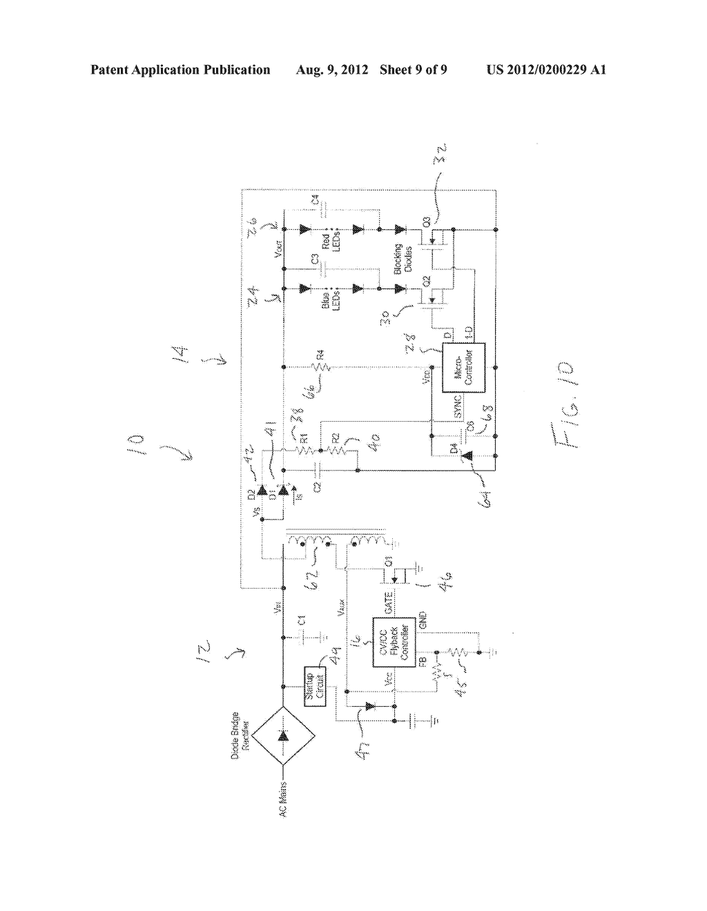 MUTLI-STRING LED CURRENT CONTROL SYSTEM AND METHOD - diagram, schematic, and image 10
