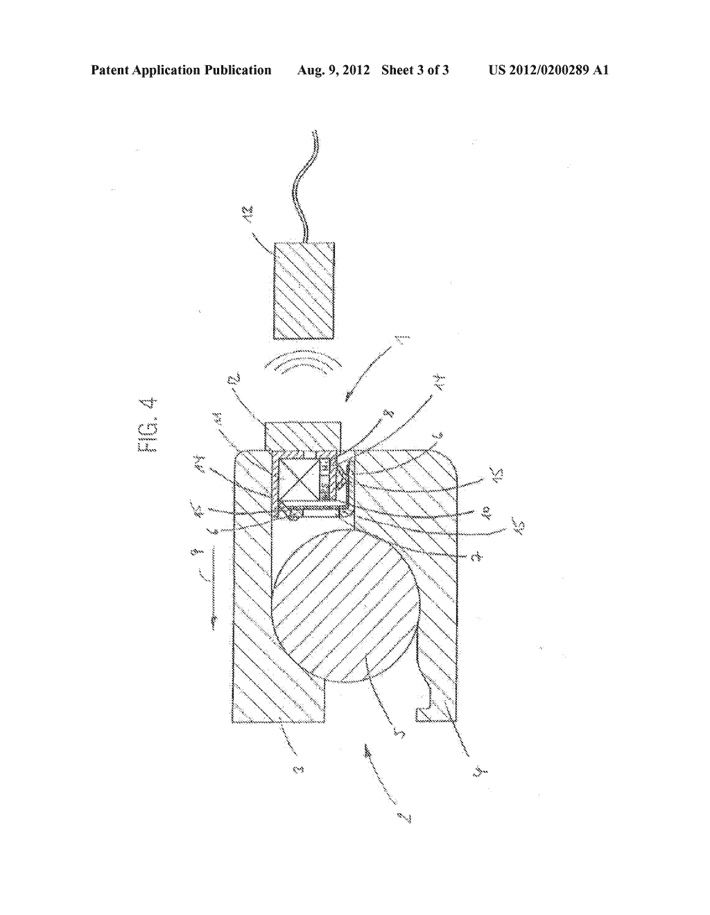 MEASURING DEVICE FOR DETERMINING AN OPERATING STATE VARIABLE OF A ROTATING     STRUCTURAL ELEMENT, IN PARTICULAR A BEARING - diagram, schematic, and image 04