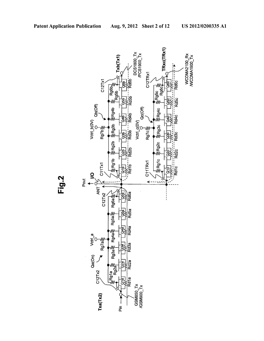 SEMICONDUCTOR INTEGRATED CIRCUIT, RF MODULE USING THE SAME, AND RADIO     COMMUNICATION TERMINAL DEVICE USING THE SAME - diagram, schematic, and image 03