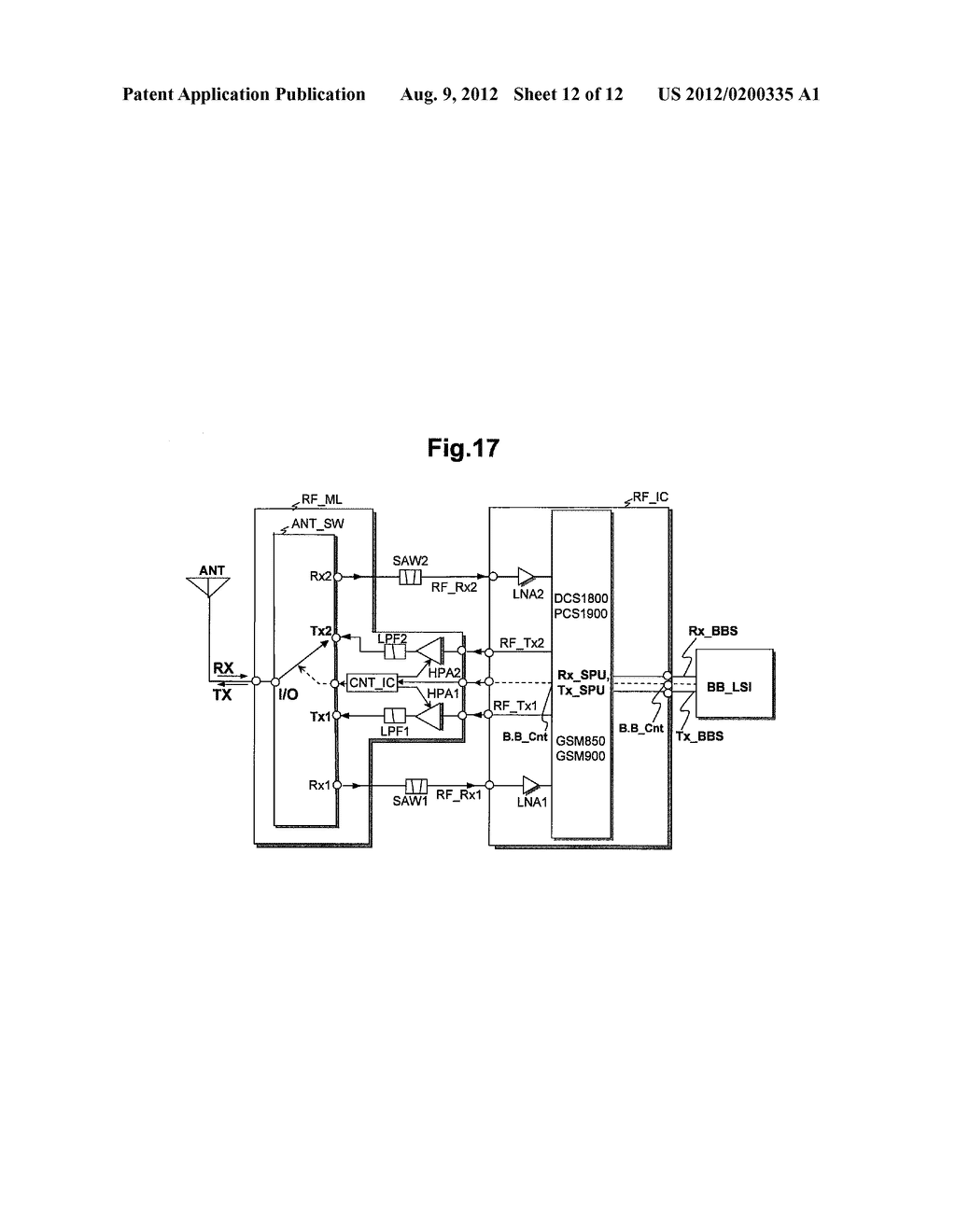 SEMICONDUCTOR INTEGRATED CIRCUIT, RF MODULE USING THE SAME, AND RADIO     COMMUNICATION TERMINAL DEVICE USING THE SAME - diagram, schematic, and image 13