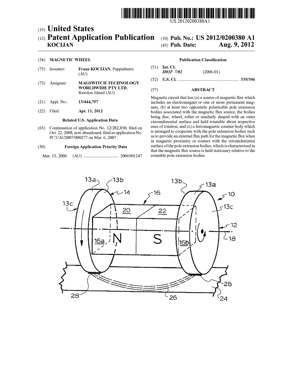 MAGNETIC WHEEL - diagram, schematic, and image 01