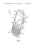 ELECTRONIC MOBILE DEVICE SEAMLESS KEY/DISPLAY STRUCTURE diagram and image