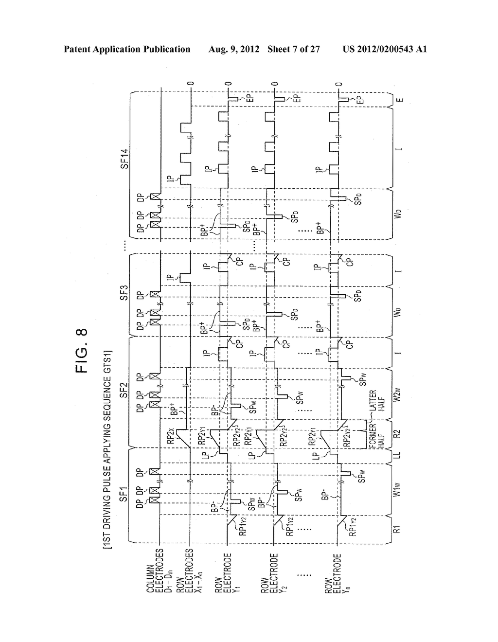 DRIVING METHOD OF PLASMA DISPLAY PANEL - diagram, schematic, and image 08