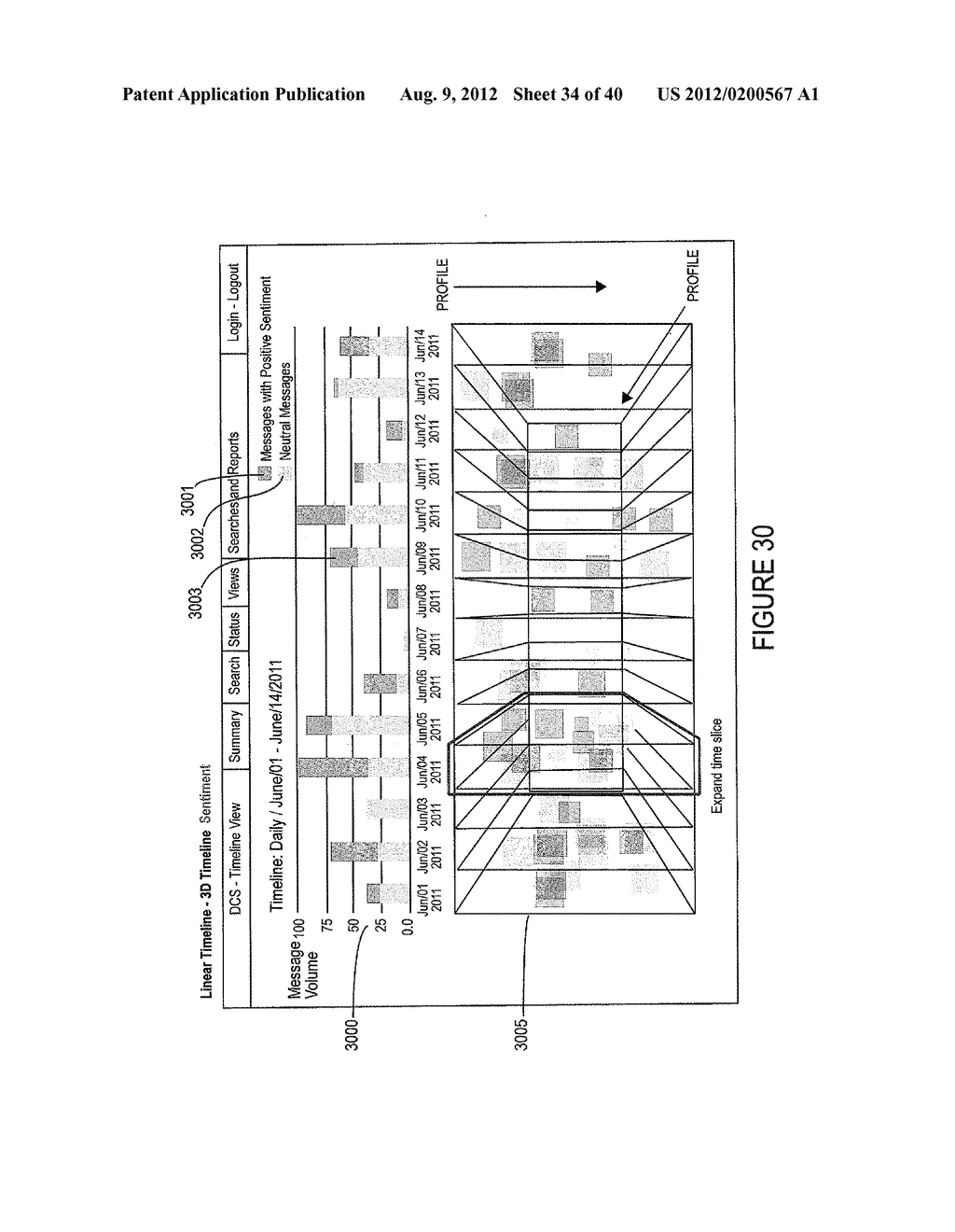 METHOD AND APPARATUS FOR 3D DISPLAY AND ANALYSIS OF DISPARATE DATA - diagram, schematic, and image 35