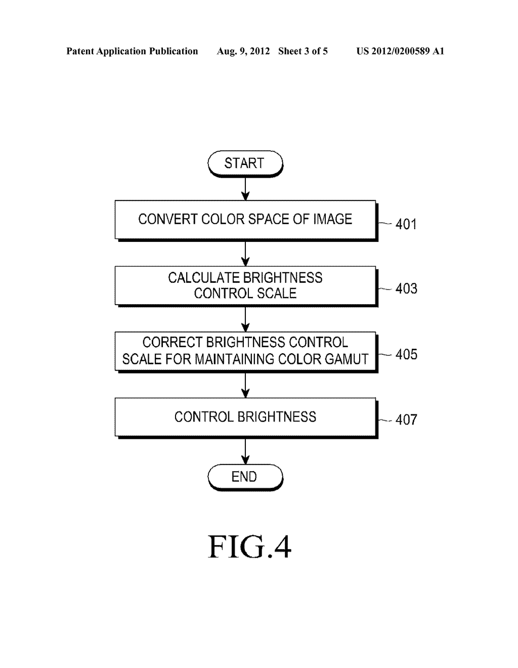 METHOD AND APPARATUS FOR BRIGHTNESS-CONTROLLING IMAGE CONVERSION - diagram, schematic, and image 04