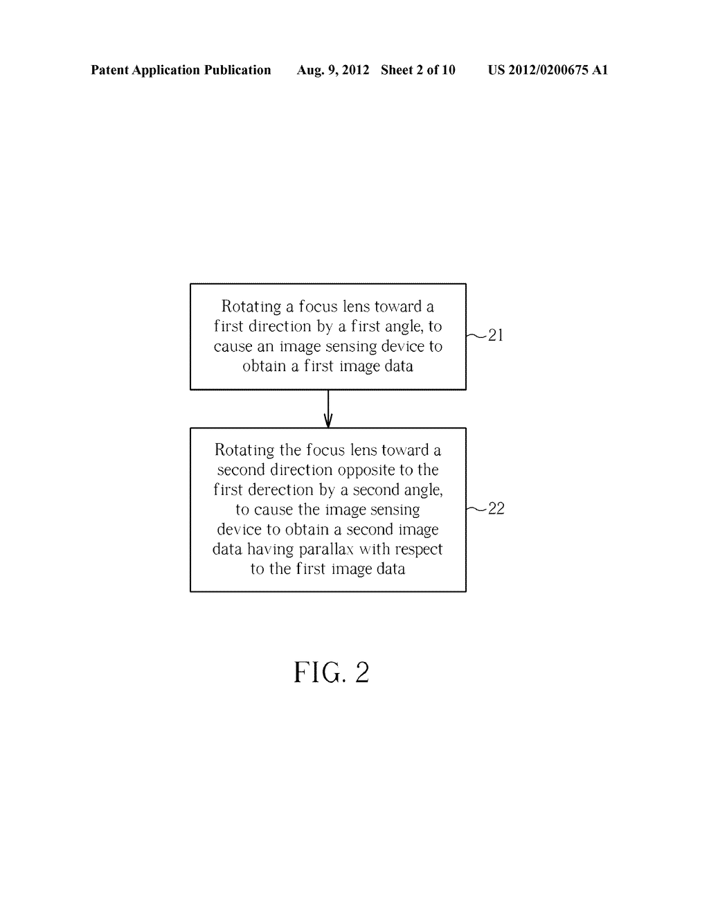 METHOD AND APPARATUS OF GENERATING IMAGE DATA HAVING PARALLAX, AND IMAGE     SENSING MODULE - diagram, schematic, and image 03