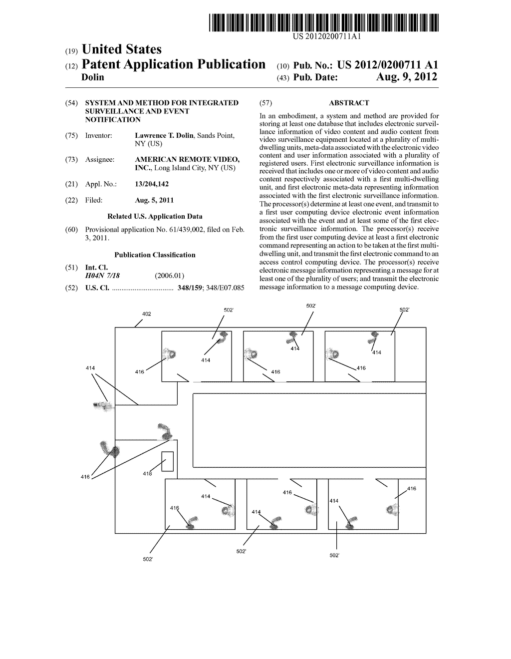 SYSTEM AND METHOD FOR INTEGRATED SURVEILLANCE AND EVENT NOTIFICATION - diagram, schematic, and image 01