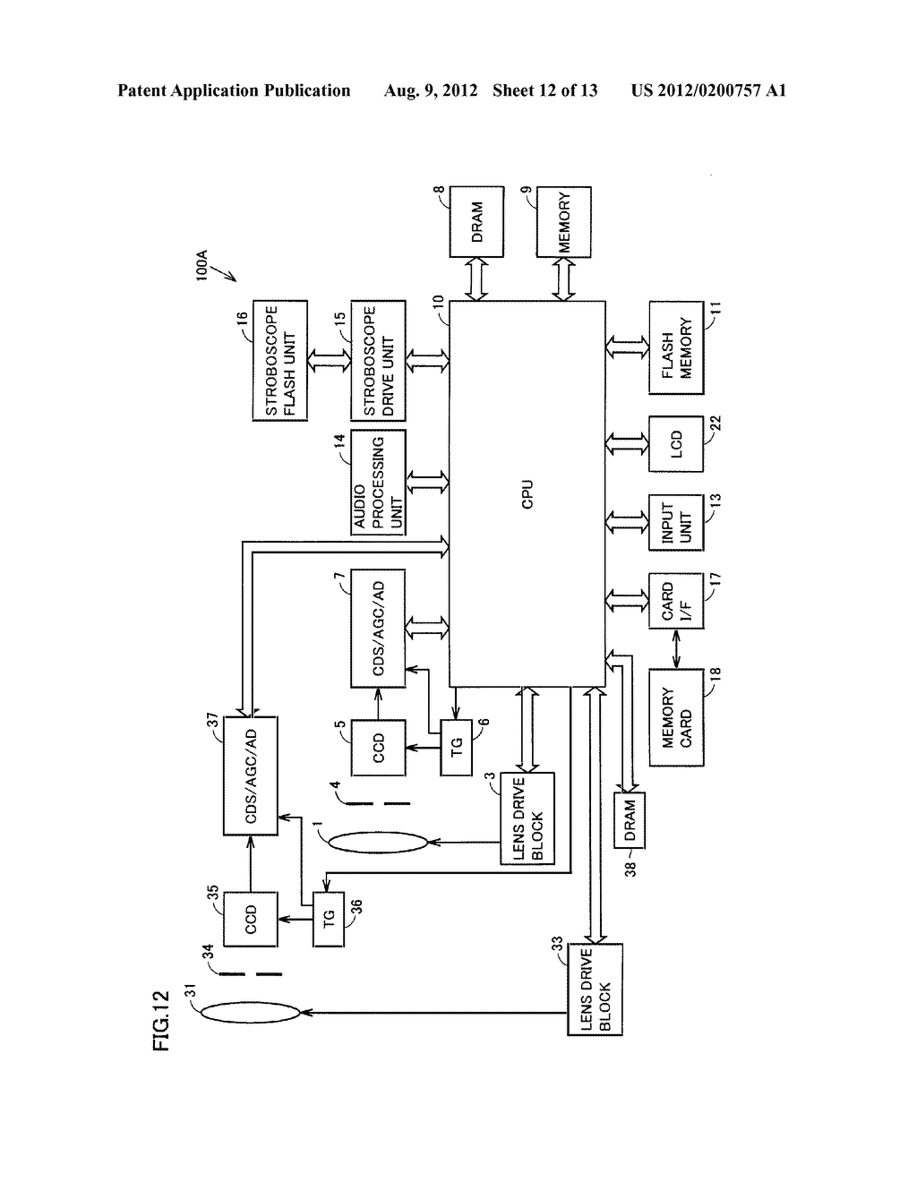 IMAGING DEVICE AND CONTROL METHOD THEREOF - diagram, schematic, and image 13