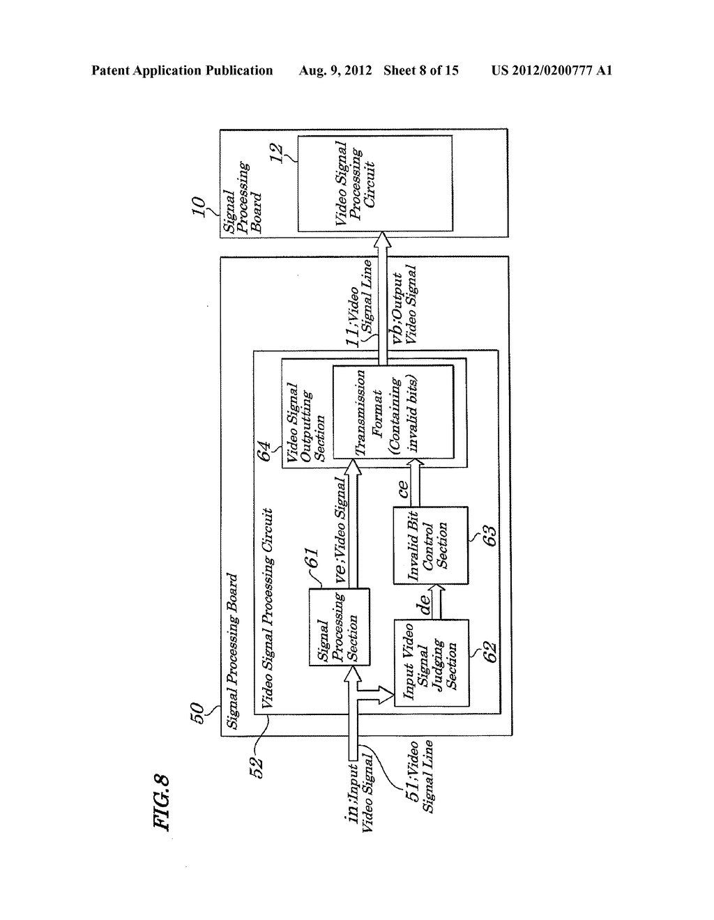 VIDEO SIGNAL PROCESSING CIRCUIT, VIDEO SIGNAL PROCESSING METHOD USED IN     SAME, AND IMAGE DISPLAY DEVICE USING SAME - diagram, schematic, and image 09