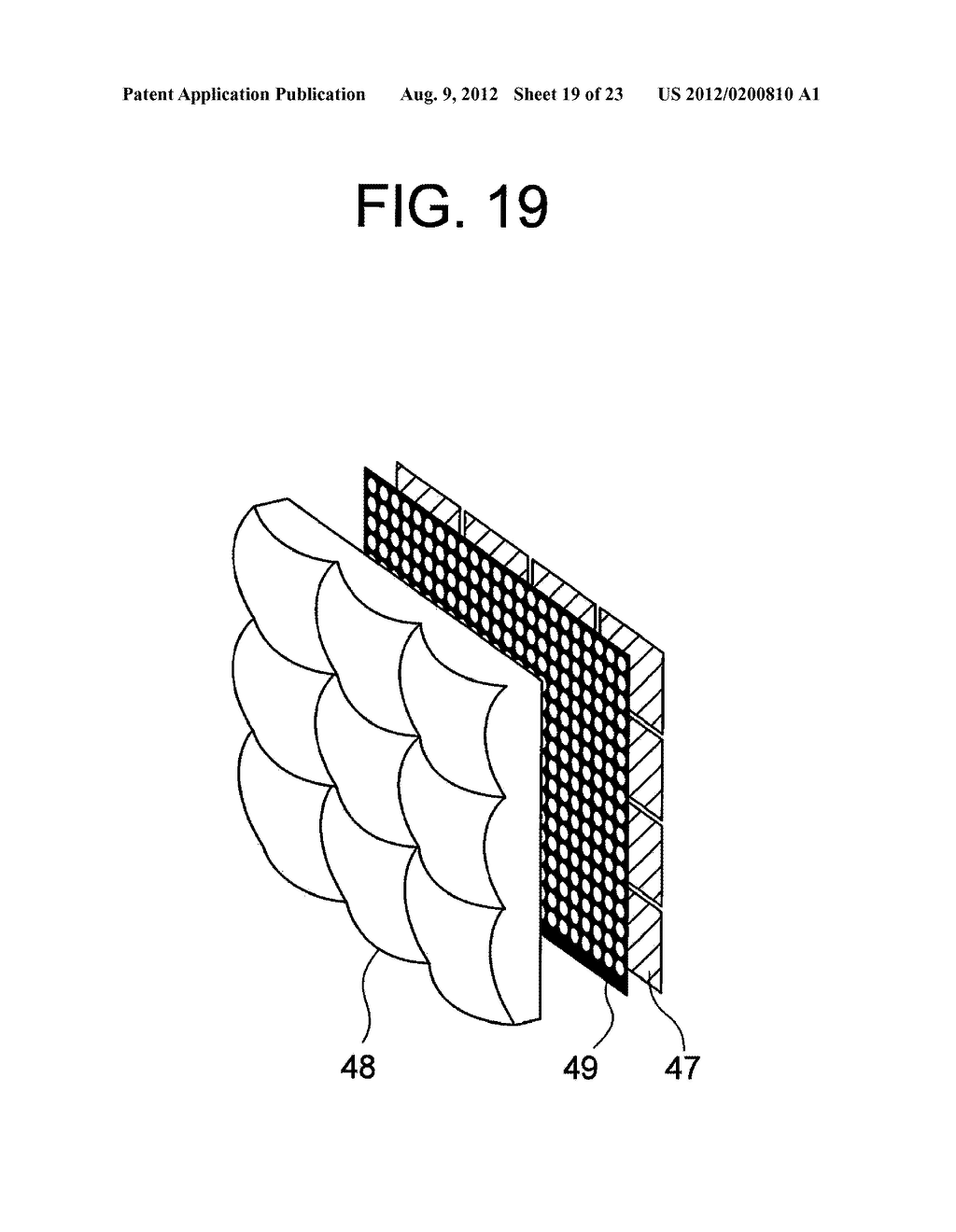 Display Method, Display Apparatus, Optical Unit, Method of Manufacturing     Display Apparatus, and Electronic Equipment - diagram, schematic, and image 20