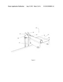 Projector arm assembly for whiteboard stand diagram and image