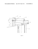 Projector arm assembly for whiteboard stand diagram and image