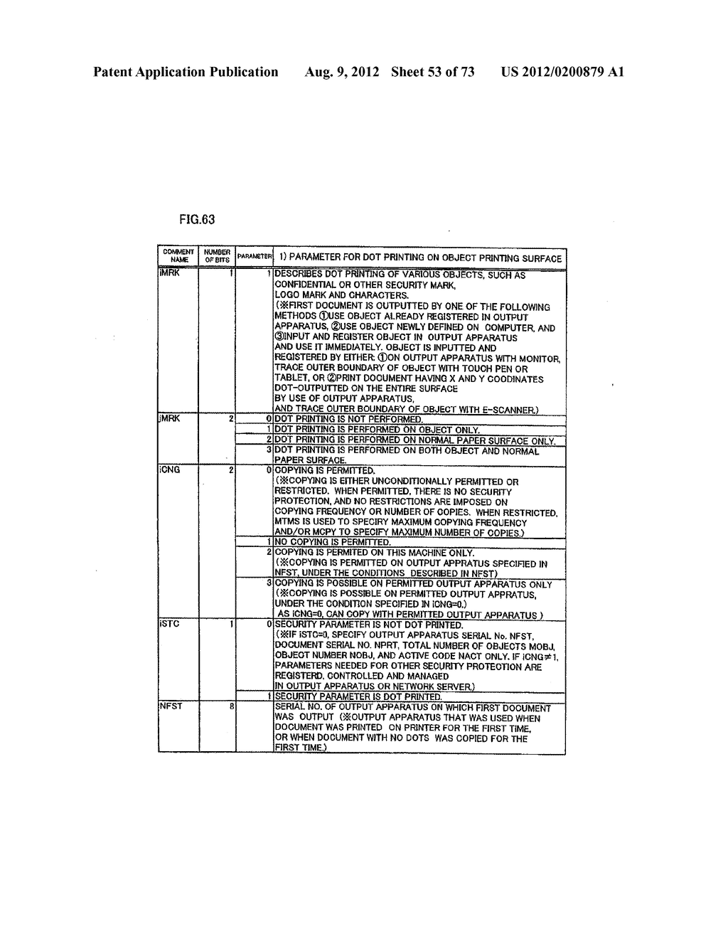 PRINTING STRUCTURE OF MEDIUM SURFACE ON WHICH DOT PATTERN IS FORMED BY     PRINTING, PRINTING METHOD, AND ITS READING METHOD - diagram, schematic, and image 54