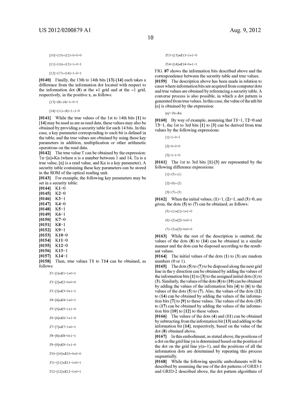 PRINTING STRUCTURE OF MEDIUM SURFACE ON WHICH DOT PATTERN IS FORMED BY     PRINTING, PRINTING METHOD, AND ITS READING METHOD - diagram, schematic, and image 84