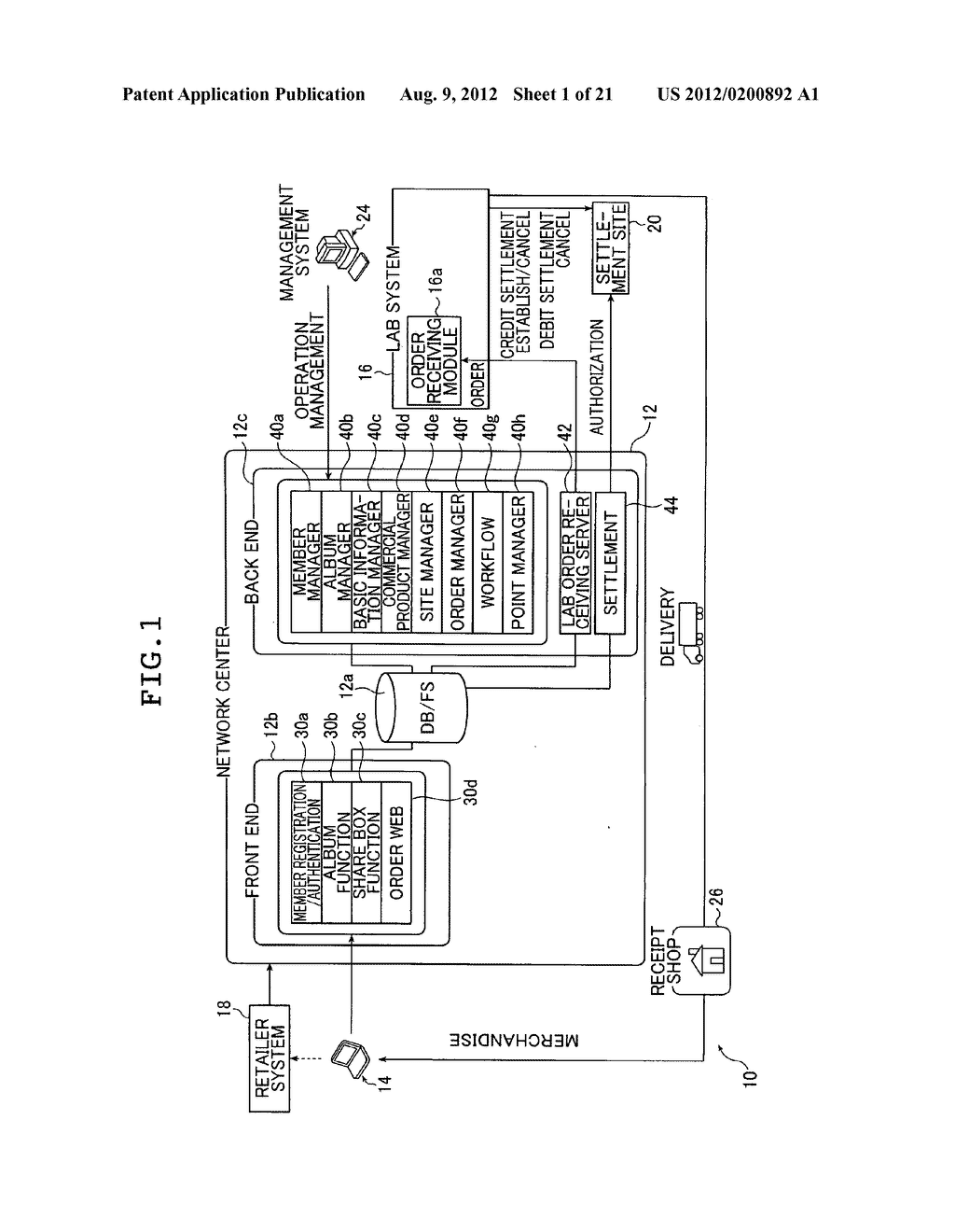 METHOD OF PLACING AN ORDER FOR PHOTOGRAPHIC PRINTING - diagram, schematic, and image 02