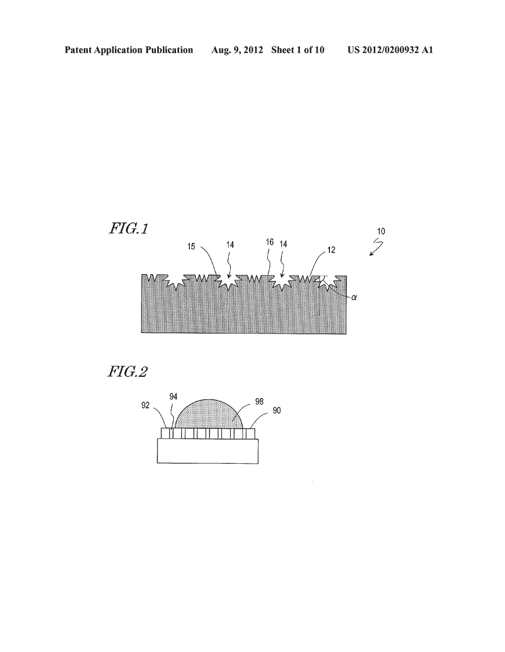 DIE AND METHOD FOR MANUFACTURING DIE, AND ANTI-REFLECTION COATING - diagram, schematic, and image 02