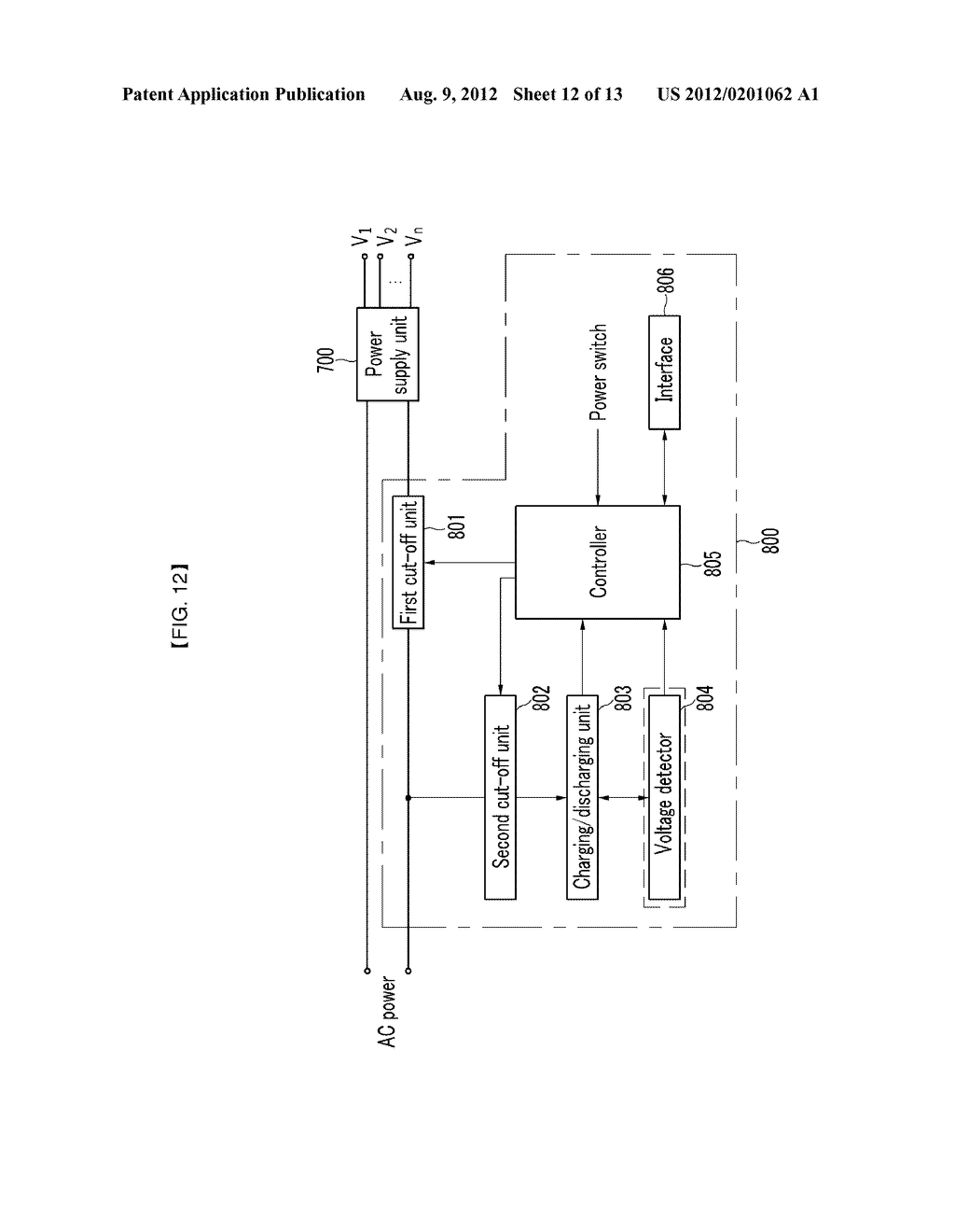 STANDBY POWER CUT-OFF DEVICE AND CONTROL METHOD THEREOF AND POWER SUPPLY - diagram, schematic, and image 13