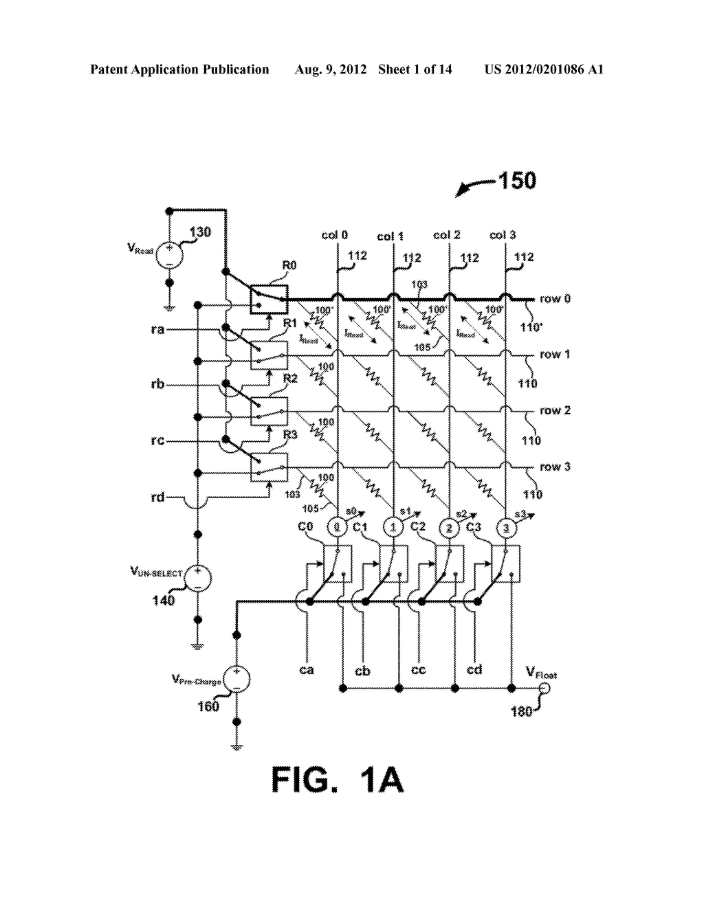 Signal Margin Improvement For Read Operations In A Cross-Point Memory     Array - diagram, schematic, and image 02