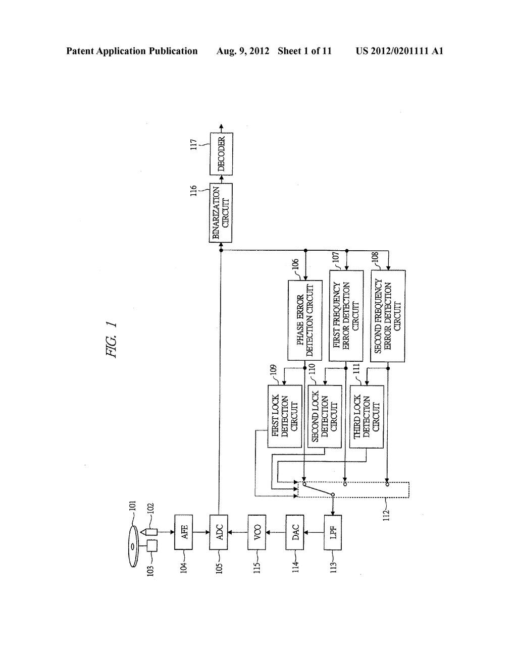 OPTICAL DISK REPRODUCING DEVICE AND PHASE-LOCKED LOOP CIRCUIT - diagram, schematic, and image 02