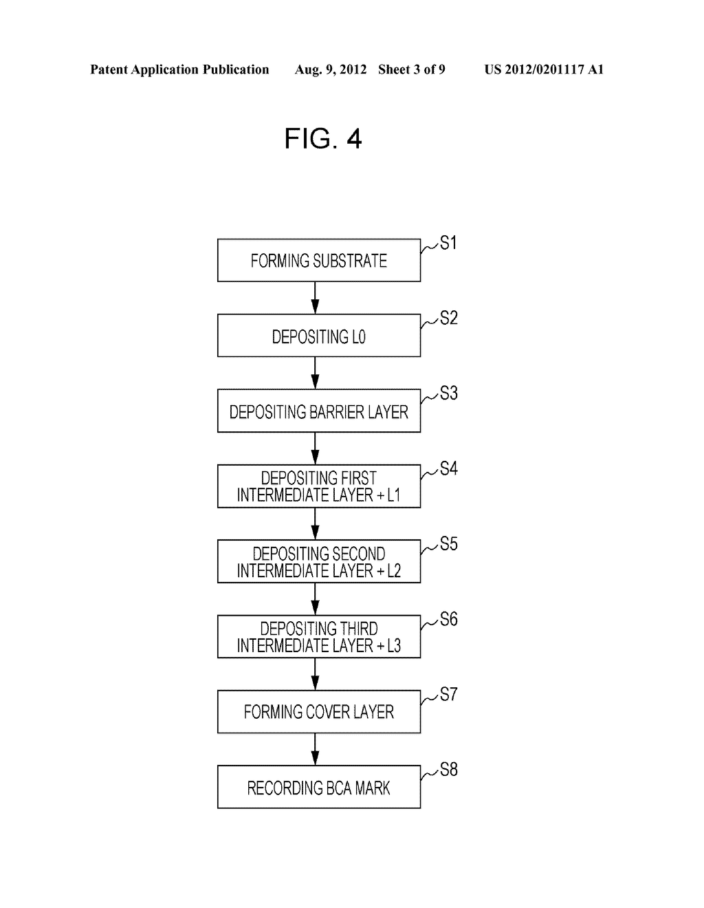 MANUFACTURING METHOD OF OPTICAL INFORMATION RECORDING MEDIUM AND OPTICAL     INFORMATION RECORDING MEDIUM - diagram, schematic, and image 04