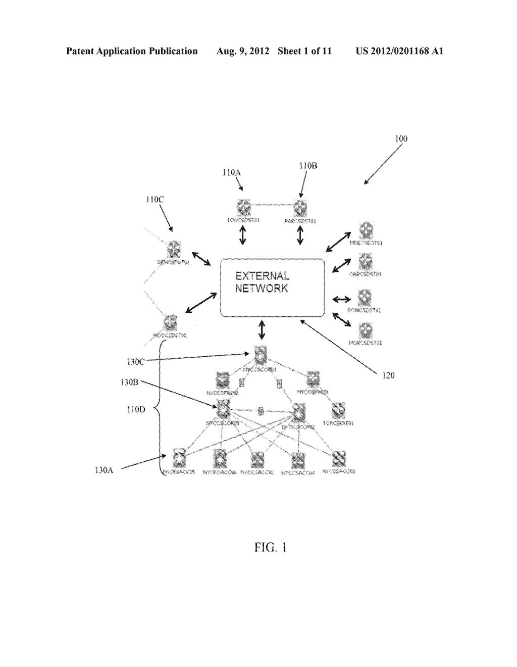 SYSTEM AND METHOD FOR MODELING A SYSTEM THAT COMPRISES NETWORKS CONNECTED     ACROSS A THIRD PARTY EXTERNAL NETWORK BASED ON INCOMPLETE CONFIGURATION     DATA - diagram, schematic, and image 02