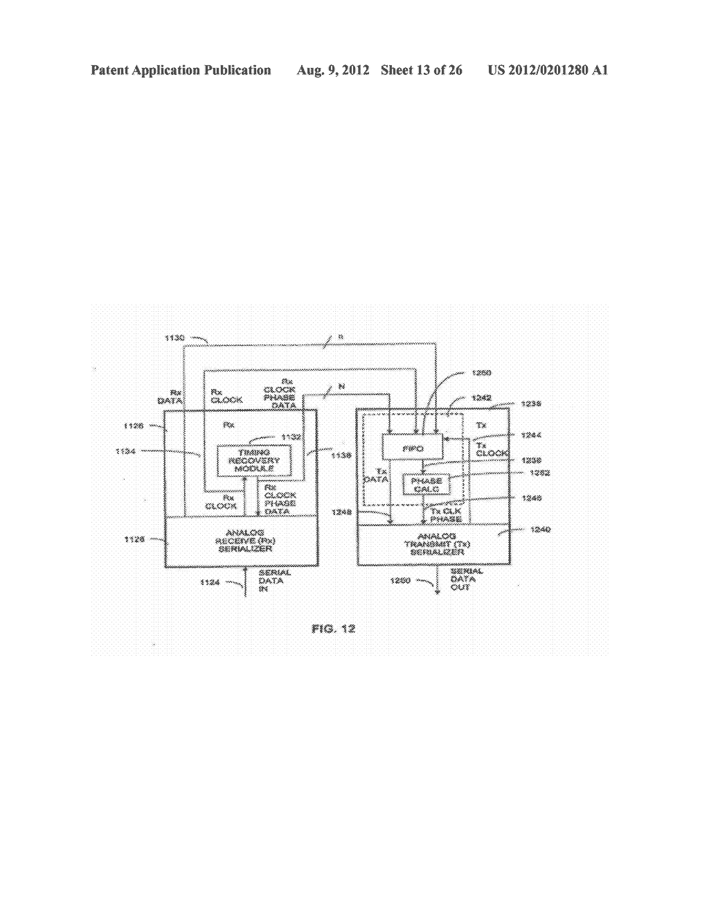 Method and Transceiver System Having a Transmit Clock Signal Phase that is     Phase-Locked with a Receive Clock Signal Phase - diagram, schematic, and image 14