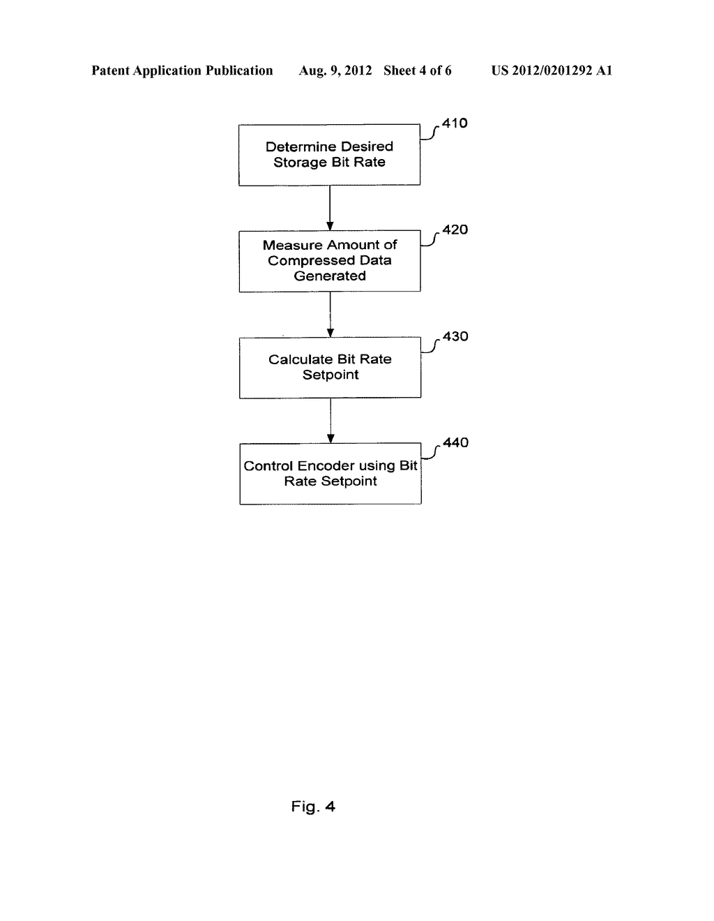 SYSTEM AND METHOD FOR CONTROLLING THE LONG TERM GENERATION RATE OF     COMPRESSED DATA - diagram, schematic, and image 05