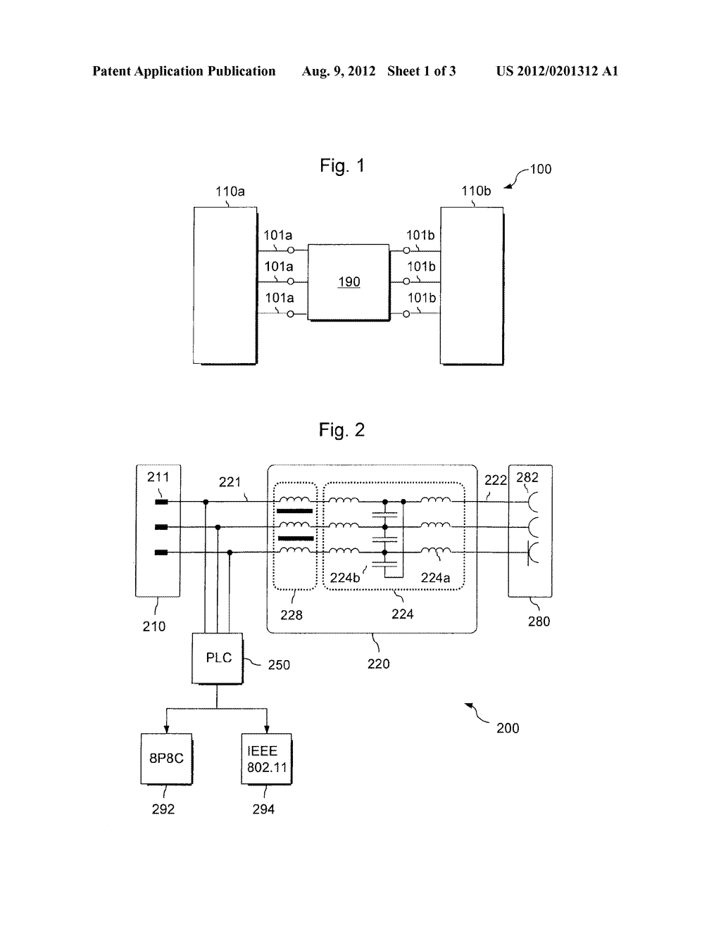 POWER LINE COMMUNICATION APPARATUS INCLUDING AC POWER SOCKET - diagram, schematic, and image 02
