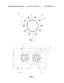 DEVICE FOR LOCALIZING ACOUSTIC SOURCES AND/OR MEASURING THEIR INTENSITIES diagram and image