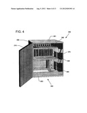 FIBER DISTRIBUTION HUB WITH MODULAR TERMINATION BLOCKS diagram and image