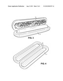 Hollow Sandwich Bun Mold and Method of Use diagram and image